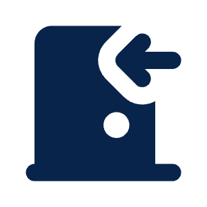 Enter Door Fill Icon from Mingcute Fill Set