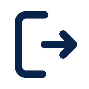 Exit Line Icon from Mingcute Line Set
