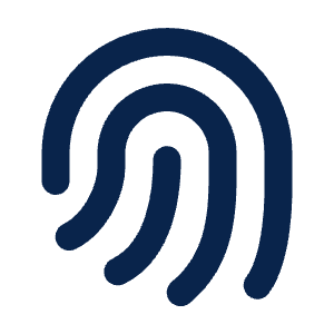 Fingerprint Line Icon from Mingcute Line Set