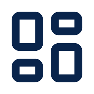 Grid 2 Line Icon from Mingcute Line Set