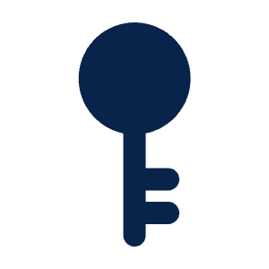Key 1 Fill Icon from Mingcute Fill Set