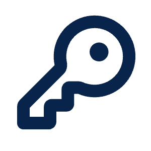 Key 2 Line Icon from Mingcute Line Set