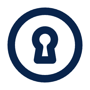Keyhole Line Icon from Mingcute Line Set