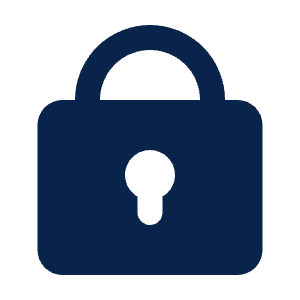 Lock Fill Icon from Mingcute Fill Set