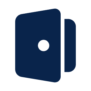 Open Door Fill Icon from Mingcute Fill Set