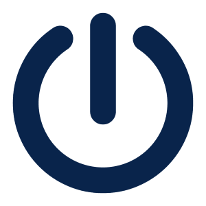 Power Fill Icon from Mingcute Fill Set