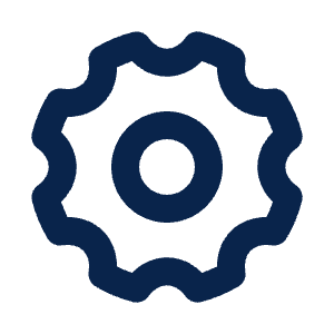 Settings 5 Line Icon from Mingcute Line Set