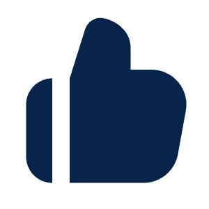 Thumb Up 2 Fill Icon from Mingcute Fill Set