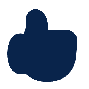 Thumb Up Fill Icon from Mingcute Fill Set