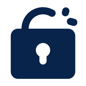 Unlock Fill Icon from Mingcute Fill Set