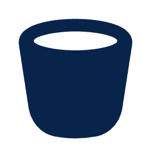 Wastebasket Fill Icon from Mingcute Fill Set