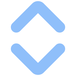 Tailless Line Arrow Expand Vertical Sort Icon from Core Flat Set