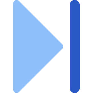 Arrow Caret Last Page Icon from Core Flat Set