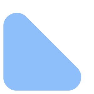 Tailless Triangle Arrow Bottom Left Icon from Core Flat Set