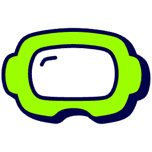 Vr Goggle Icon from Stickies Duo - Free Set