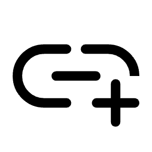 Add Link Icon from Rounded Line - Material Symbols Set
