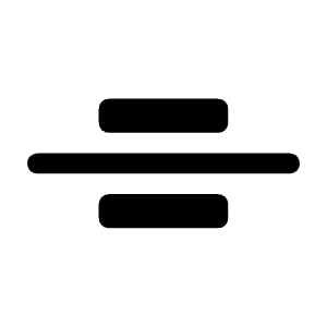 Align Center Fill Icon from Rounded Fill - Material Symbols Set