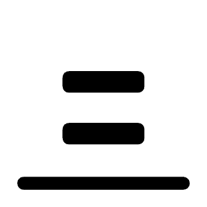 Align End Icon from Rounded Line - Material Symbols Set