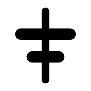 Align Horizontal Center Icon from Rounded Line - Streamline Material Free Set