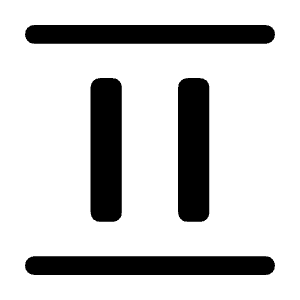 Align Items Stretch Fill Icon from Rounded Fill - Material Symbols Set