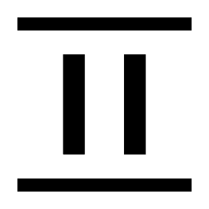 Align Items Stretch Fill Icon from Sharp Fill - Material Symbols Set