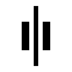 Align Justify Center Icon from Sharp Line - Material Symbols Set