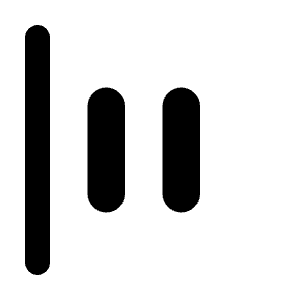 Align Justify Flex Start Icon from Rounded Line - Streamline Material Free Set