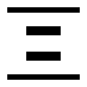 Align Space Even Icon from Sharp Line - Material Symbols Set