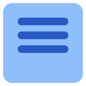 Align Text Top Icon from Core Flat Set