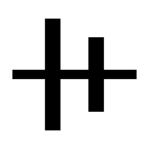 Align Vertical Center Icon from Sharp Line - Material Symbols Set