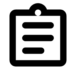 Assignment Icon from Rounded Line - Streamline Material Free Set