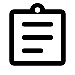 Assignment Icon from Rounded Line - Material Symbols Set