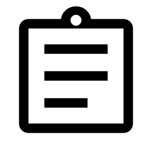Assignment Icon from Outlined Line - Material Symbols Set