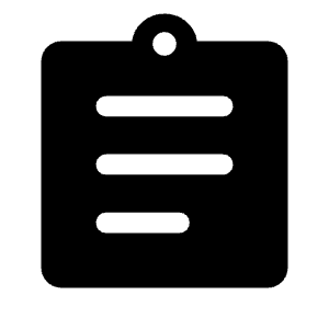 Assignment Fill Icon from Rounded Fill - Material Symbols Set