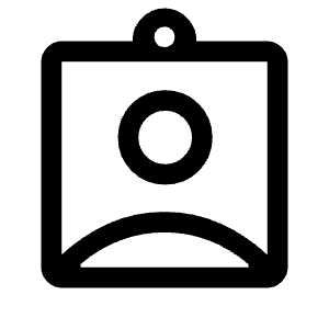 Assignment Ind Icon from Outlined Line - Material Symbols Set