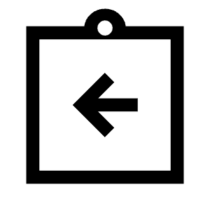 Assignment Return Icon from Sharp Line - Material Symbols Set