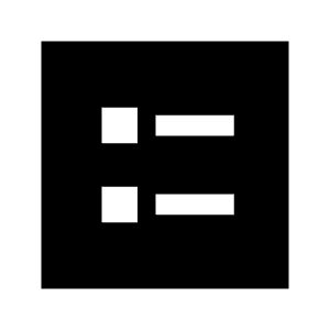 Ballot Fill Icon from Sharp Fill - Material Symbols Set