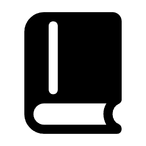 Book 2 Fill Icon from Rounded Fill - Material Symbols Set