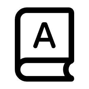 Book 3 Icon from Rounded Line - Material Symbols Set
