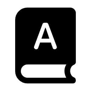 Book 3 Fill Icon from Rounded Fill - Material Symbols Set