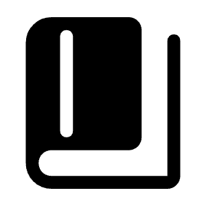 Book 4 Fill Icon from Rounded Fill - Material Symbols Set