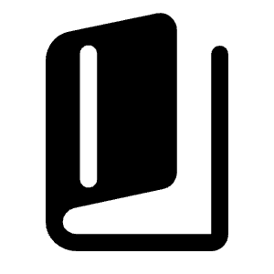 Book 5 Fill Icon from Rounded Fill - Material Symbols Set