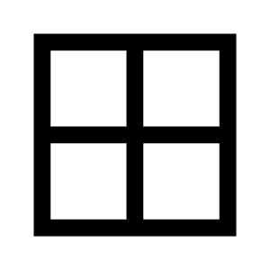Border All Icon from Sharp Line - Material Symbols Set
