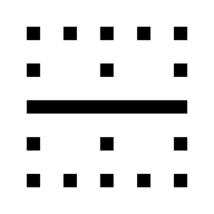 Border Horizontal Fill Icon from Sharp Fill - Material Symbols Set