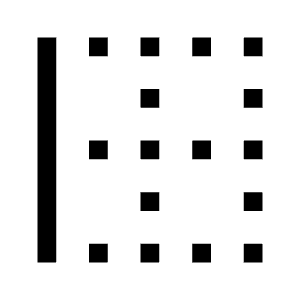 Border Left Icon from Sharp Line - Material Symbols Set