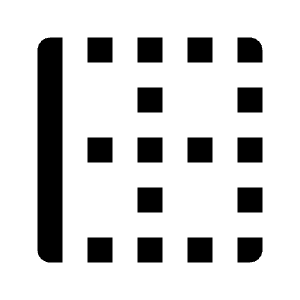Border Left Fill Icon from Outlined Fill - Streamline Material Free Set