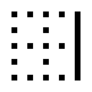 Border Right Fill Icon from Sharp Fill - Material Symbols Set