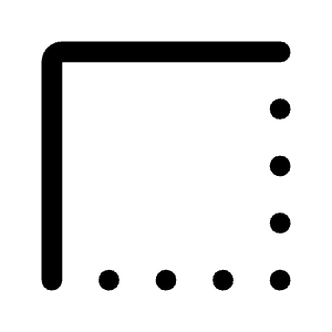 Border Style Icon from Rounded Line - Material Symbols Set