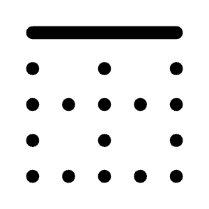 Border Top Icon from Rounded Line - Material Symbols Set
