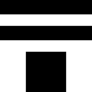 Bottom Image Icon from Block – Free Set